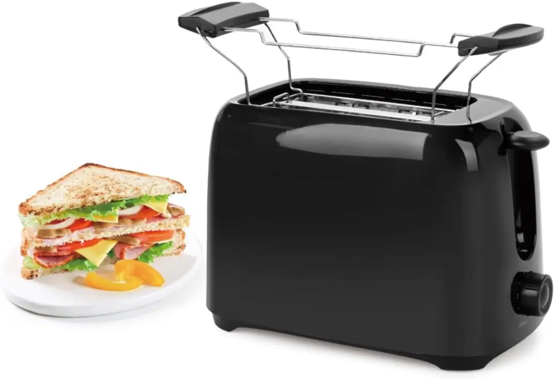Glorix Tosti Apparaat 700W - 2 Sandwiches - Zwart