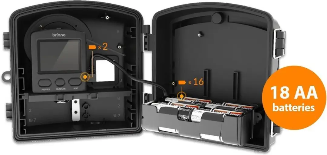 Brinno BCC2000 Time-Lapse Camera - 1 inch Sensor - 2000mAh - Zwart