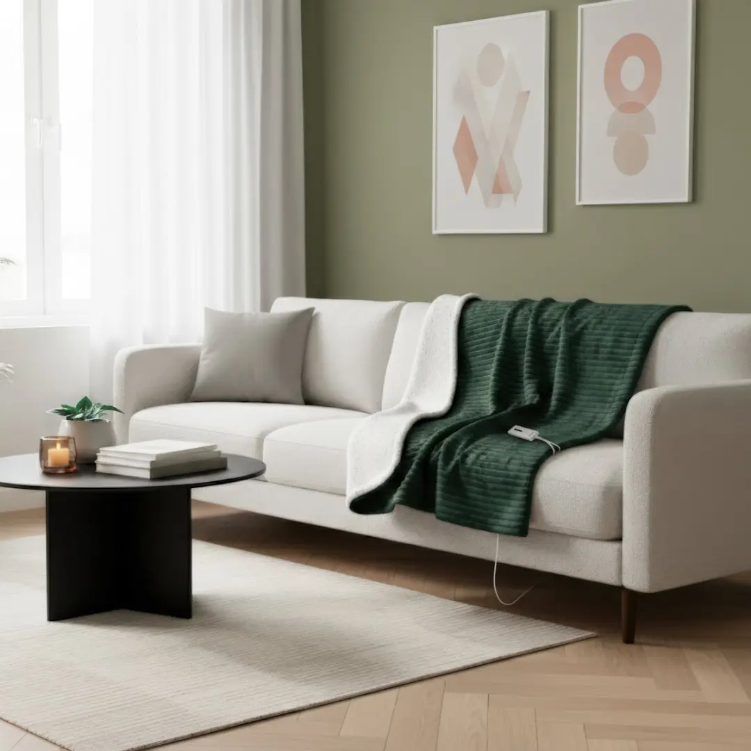 Tomado TEB1804G Elektrische Bovendeken 165W - 180x130cm Groen - afbeelding 6 van 6