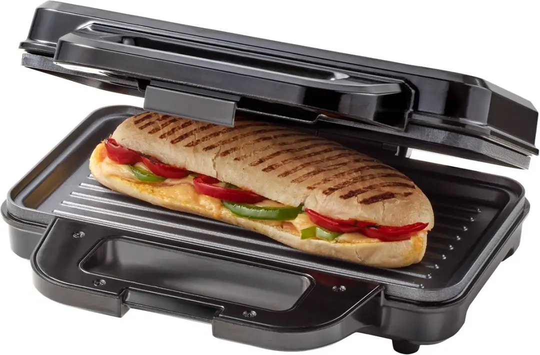 Tomado TGP2002B Paninigrill - 1000W - 2 Platen - Zwart