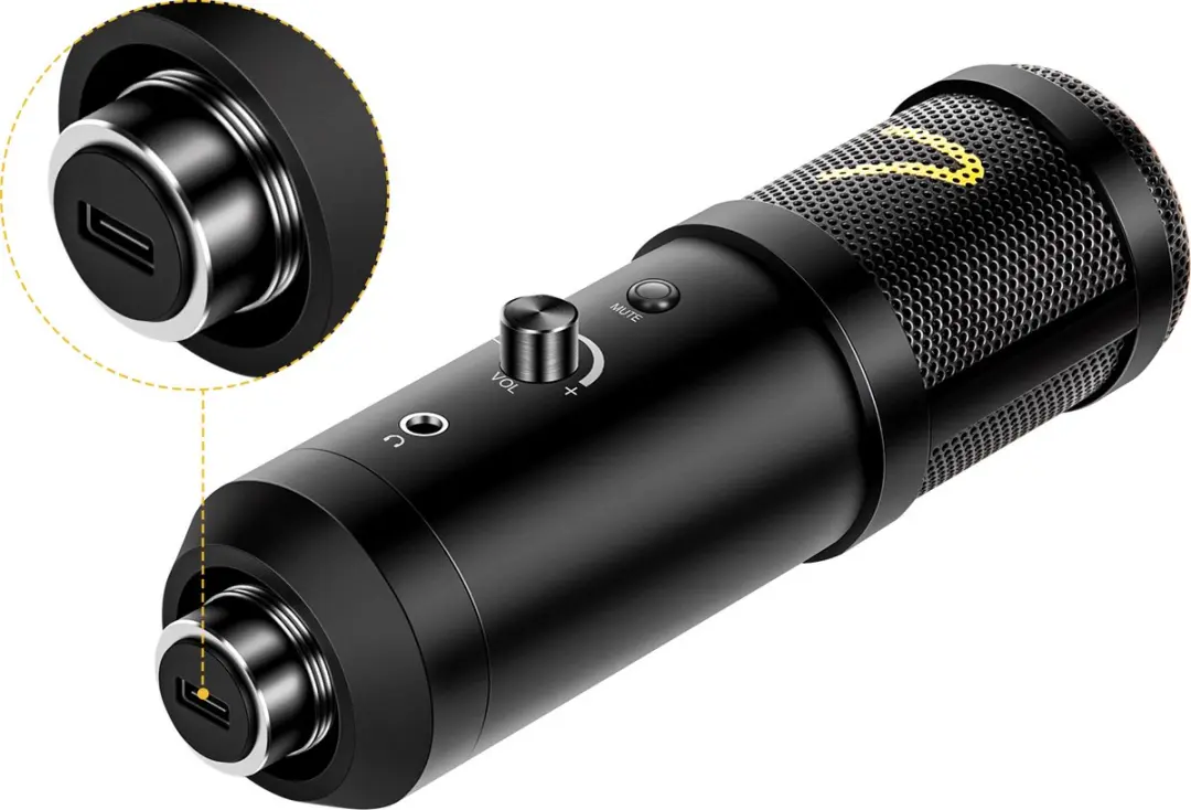 7RYMS AU01-K2 USB Microfoon Kit - Zwart