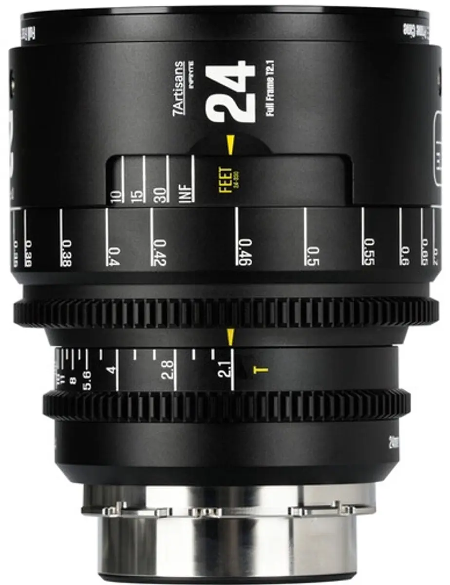 7Artisans Infinite 24mm T2.1 EF Mount - 82mm - Zwart