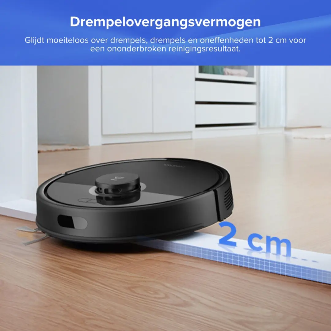 Roborock Q7 L5+ Robotstofzuiger Set - 8000 Pa - Zwart