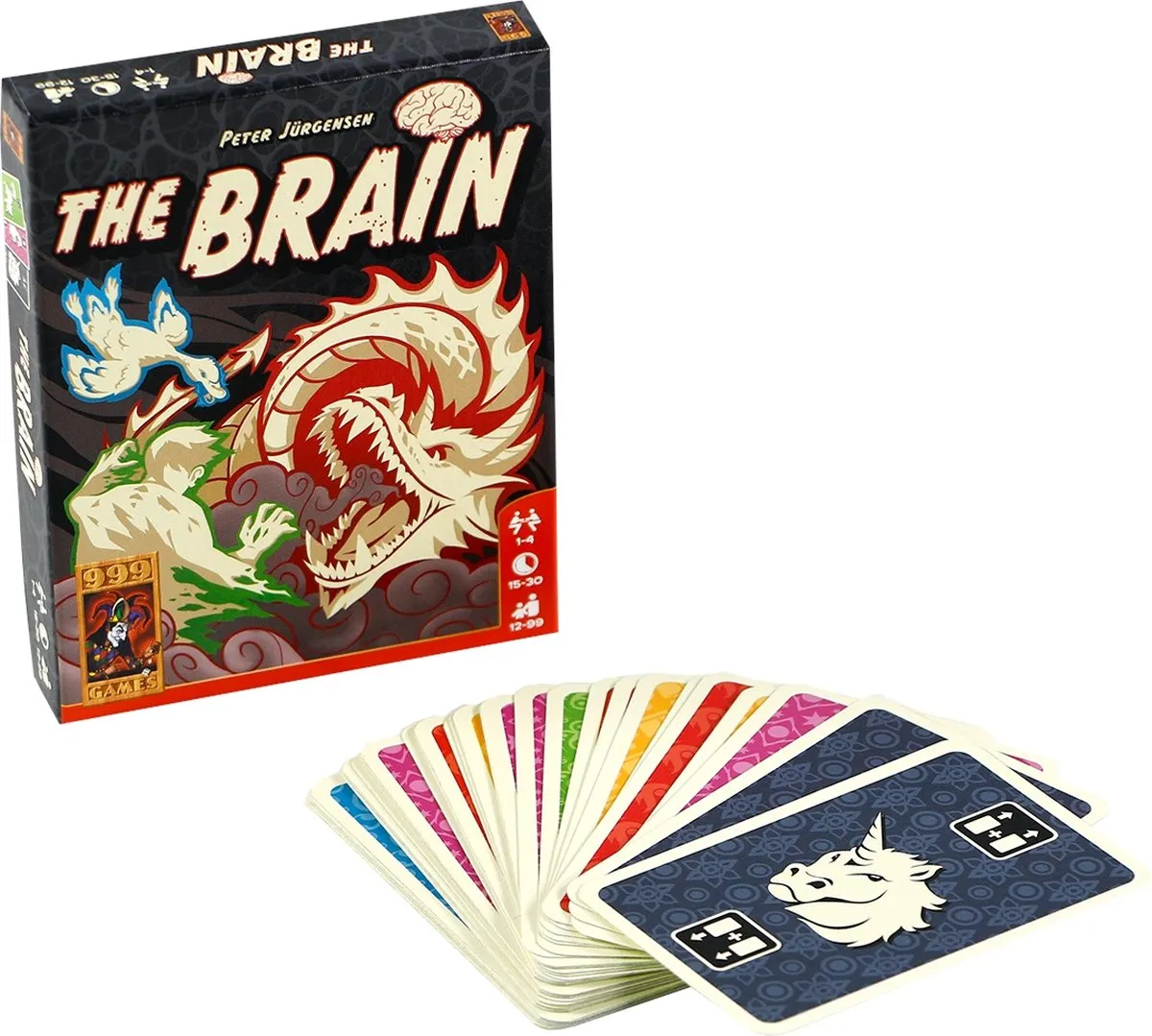 999 Games The Brain Kaartspel - 2-4 Spelers - afbeelding 6 van 6