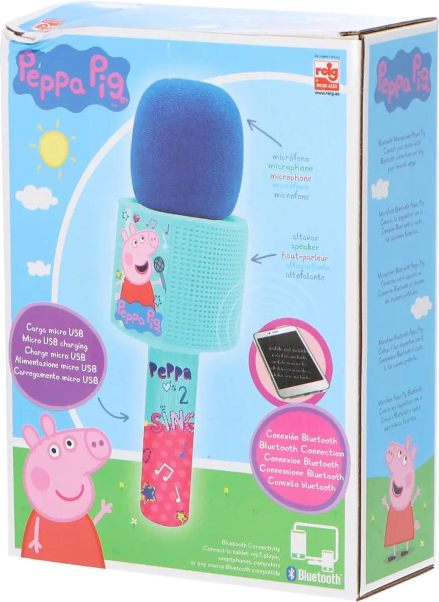 Microfoon Peppa Pig Bluetooth Muziek