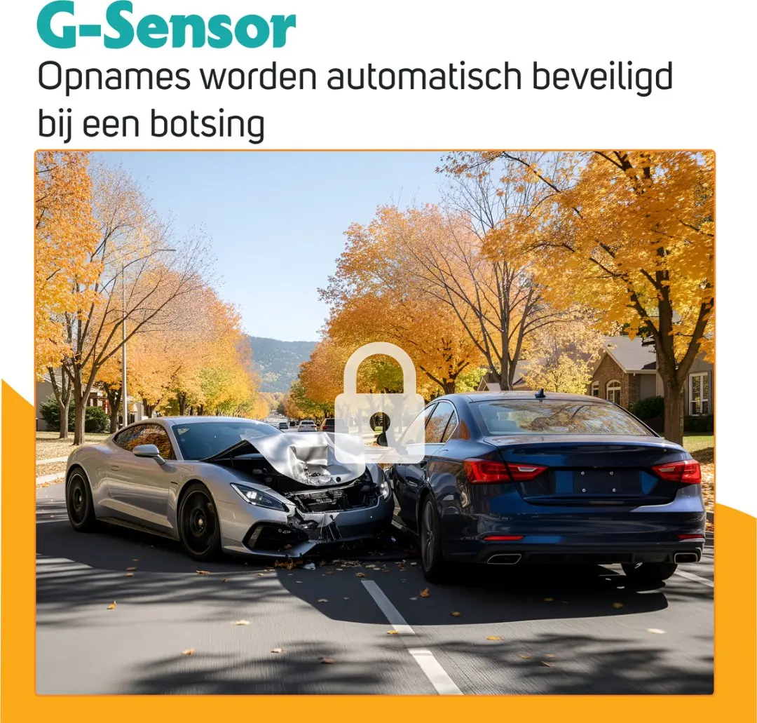 Pora&Co RLDV-71-PR Dashcam 4K Ultra HD - Zwart - afbeelding 6 van 6