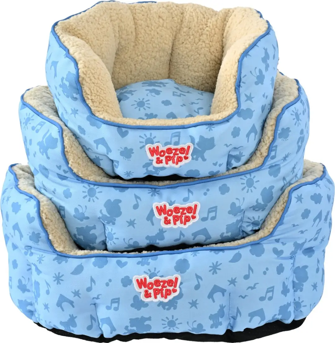 Woezel & Pip Hondenmand Blauw XS