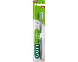 Gum Activital Opzetborstels - 16 Stuks (8x2) - Zwart