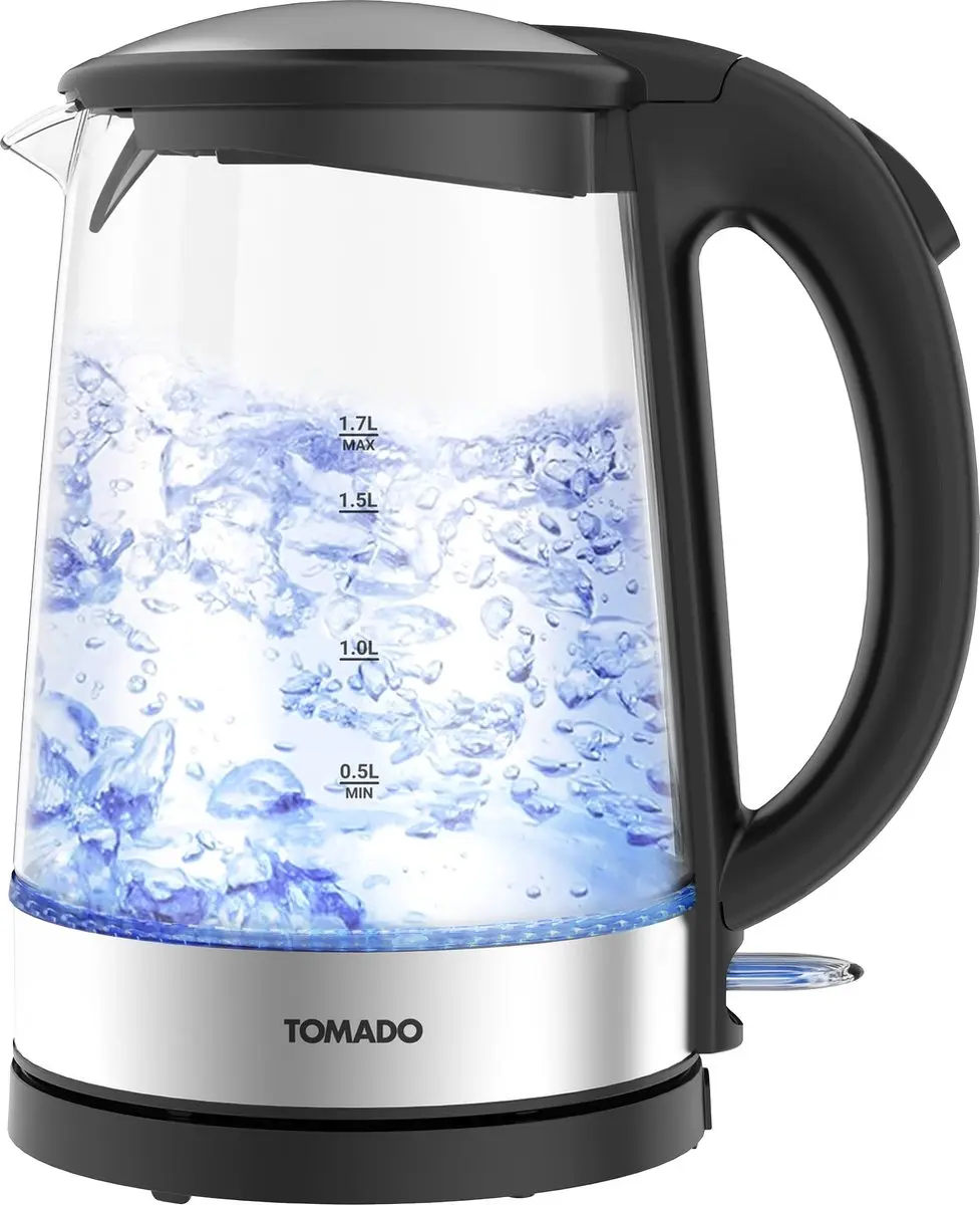 Tomado TWK1706G Waterkoker 1,7L - Blauw LED - 2200W