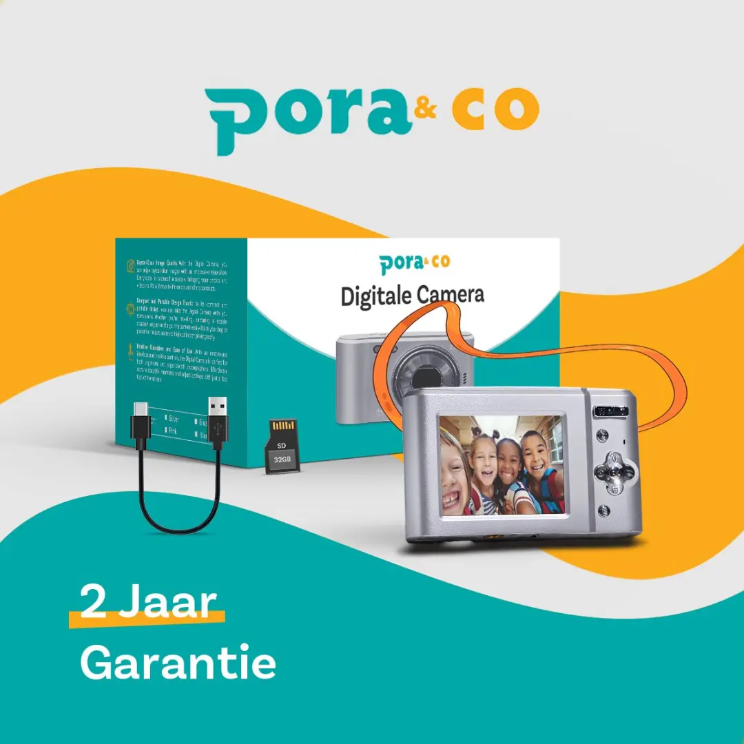 Pora&Co DC403-32G-ZL Digitale Camera - Zilver - afbeelding 6 van 6