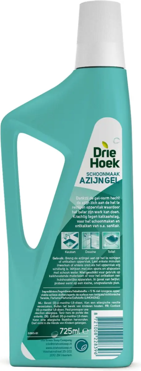 Driehoek Azijngel 725ml - 6 Stuks