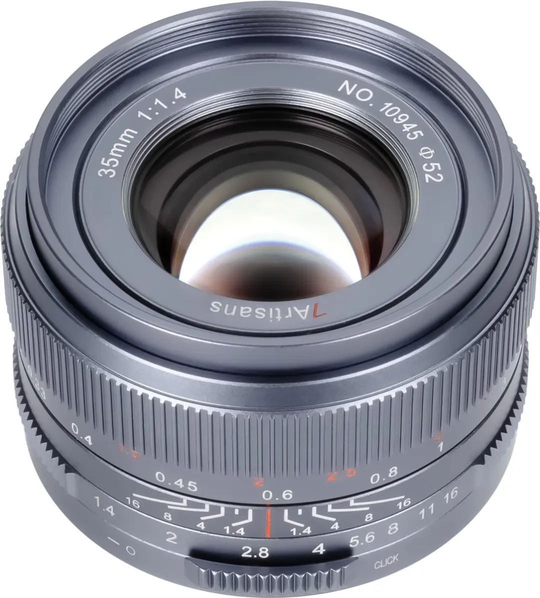 7Artisans 35mm F1.4 III RF Objectief - Canon - 52mm