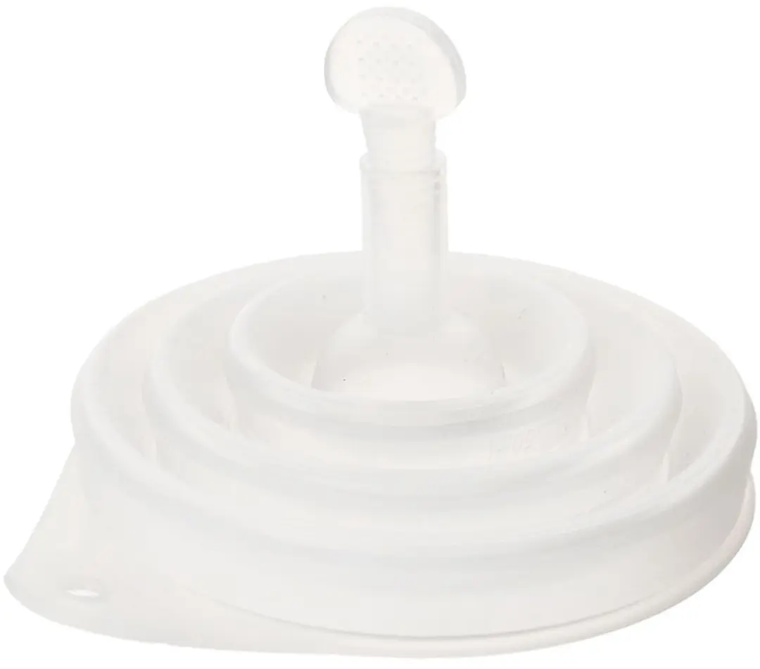 Orion KEMP Opvouwbare Keukentrechter 12cm - Siliconen - Wit