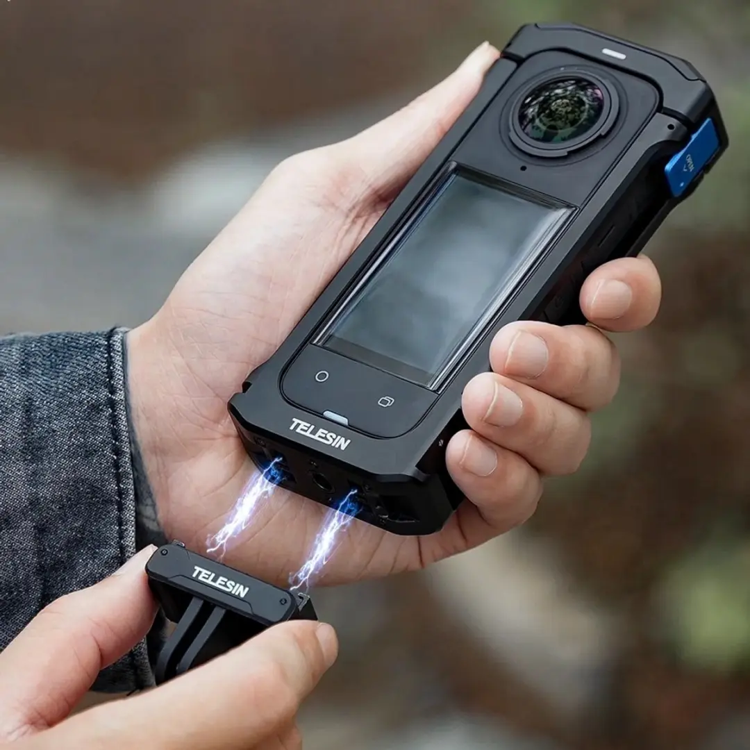 Telesin Aluminium Uitbreidingskooi S6-FMS-12-TIS - Insta360 X4
