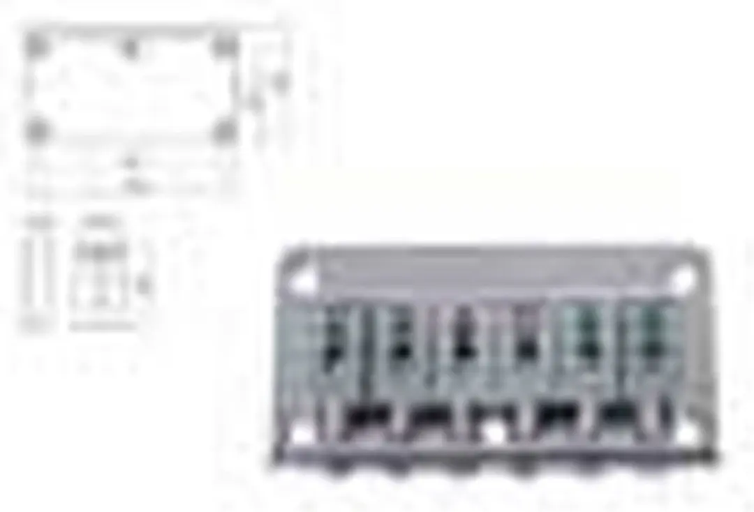 Boston B-1508-C Gitaar Brug-Staartstuk 10.5mm Chroom