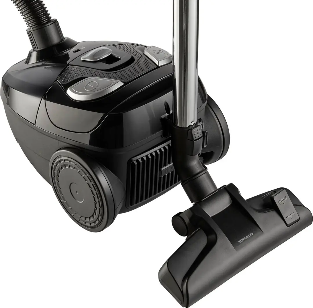 Tomado TVC2002B Stofzuiger met zak 700W - 2L - HEPA 12 - Zwart