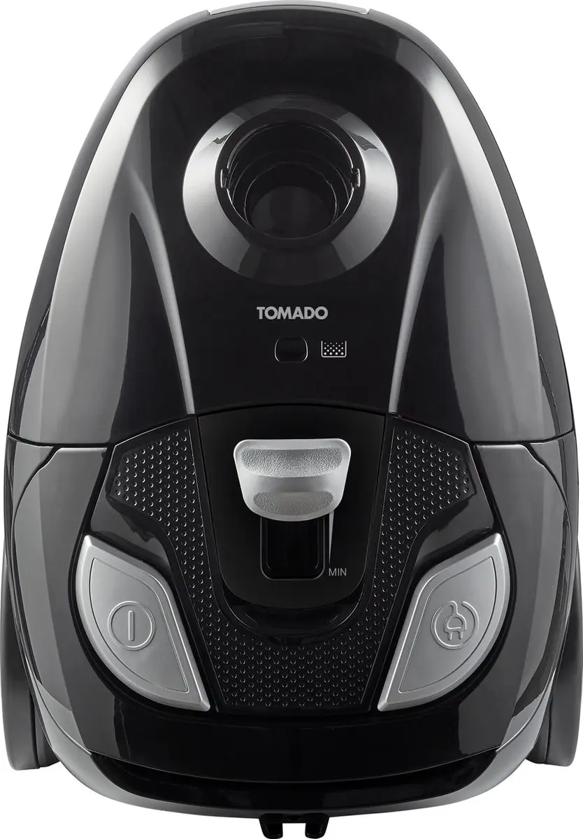 Tomado TVC2002B Stofzuiger met zak 700W - 2L - HEPA 12 - Zwart
