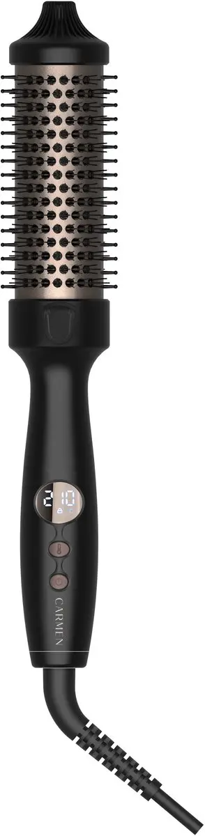 Carmen CTB3830B Krulborstel 38mm - 5 Warmtestanden - Zwart