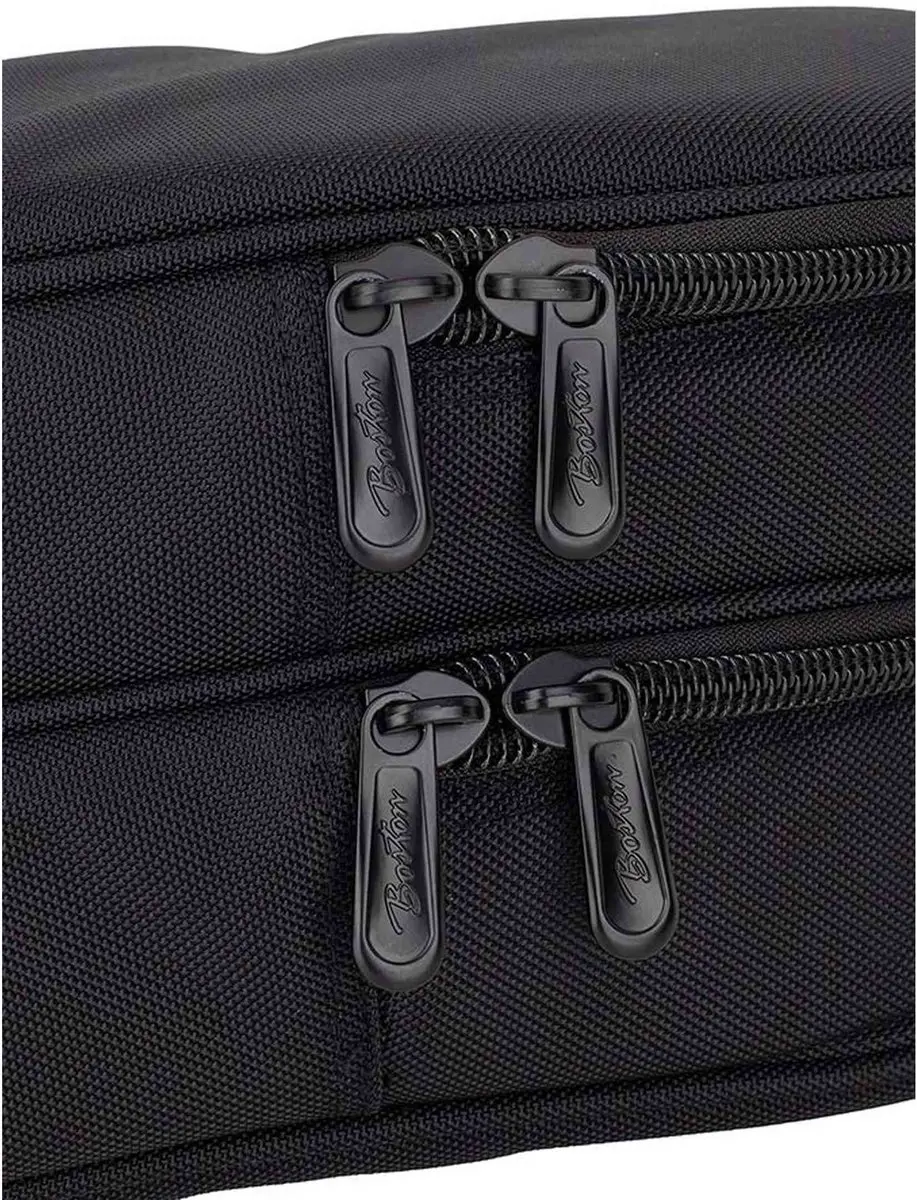 Boston EGB2-565 Deluxe Gigbag 2 Elektrische Gitaren - 25mm Padding - Zwart - afbeelding 6 van 6