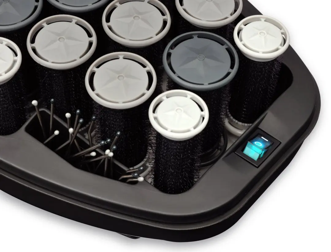 Carmen Pro C5040 Krulset - 24 Rollers - Zwart