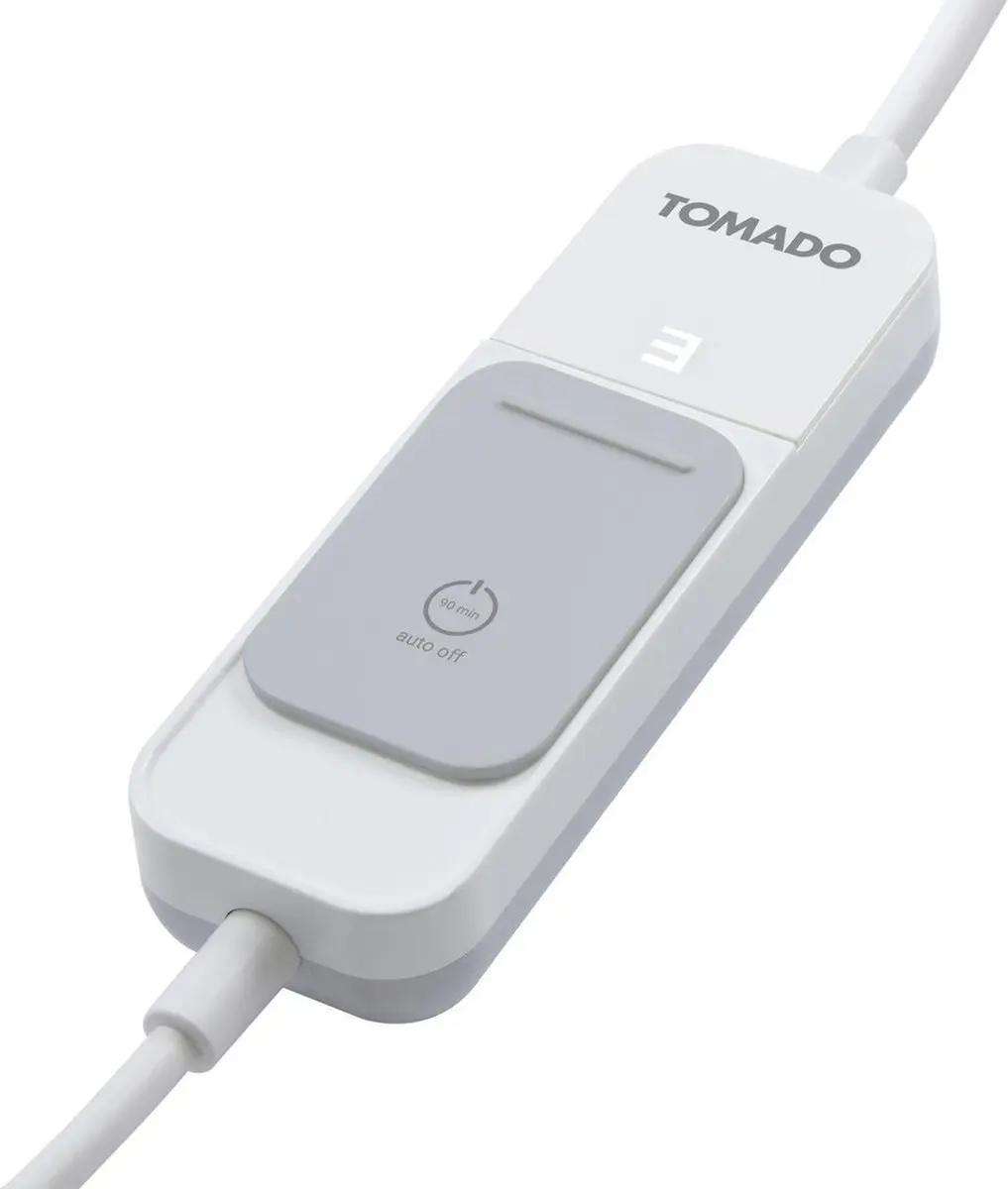 Tomado TFW0301G Elektrische Voetenwarmer - 3 Standen - Grijs