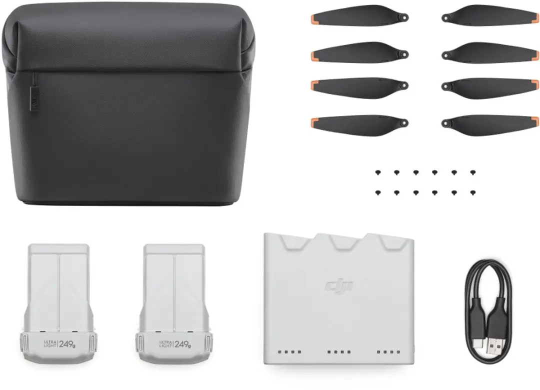 DJI Mini 3 Pro CP.MA.00000495 Drone - Fly More Kit - Grijs