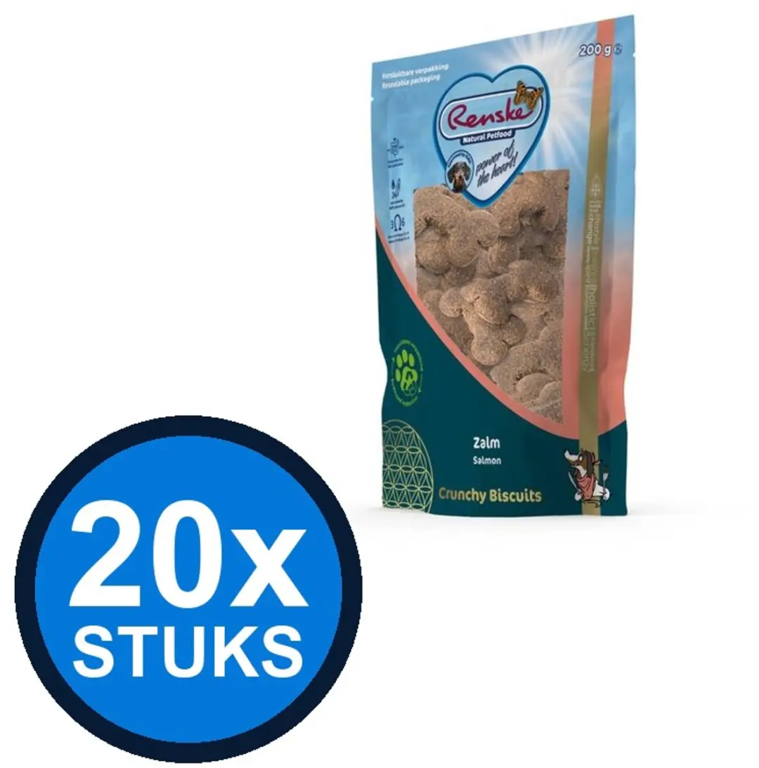 Renske Gezonde Beloning Hondensnacks Zalm 200g