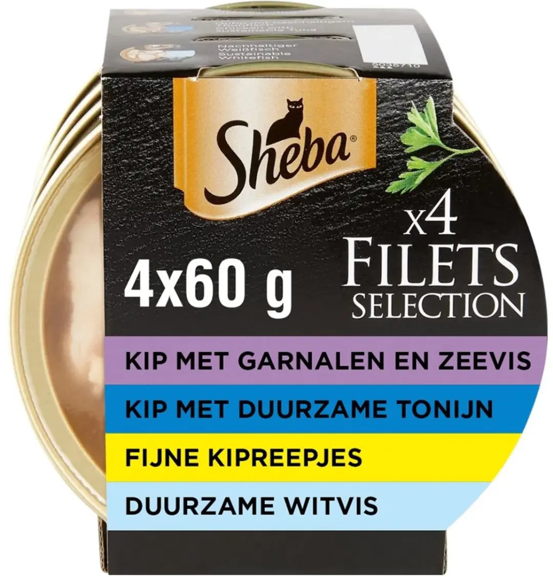 Sheba Filets Selection In Saus Kattenvoer