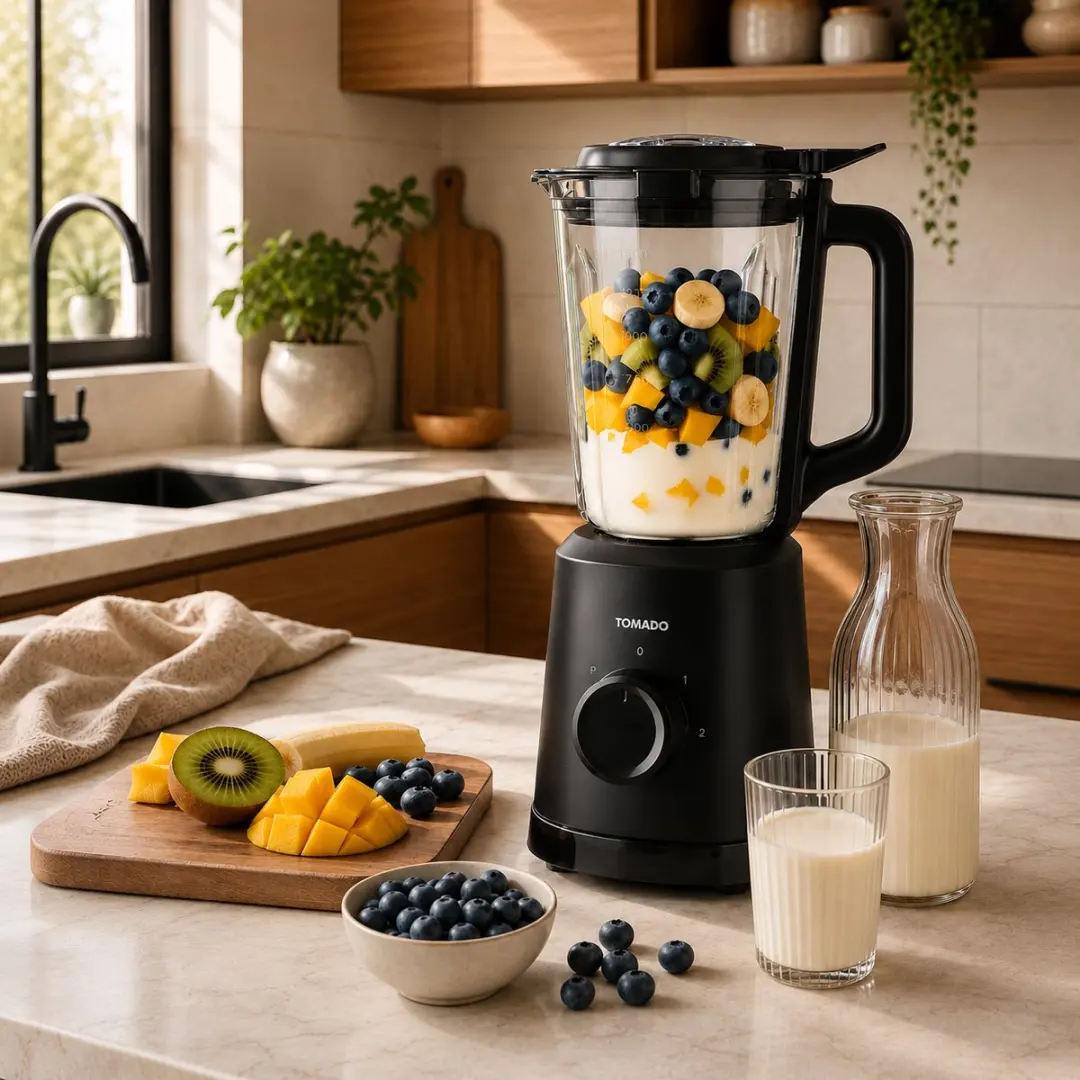 Tomado TTB1502B Blender 1.5L - 500W - Zwart