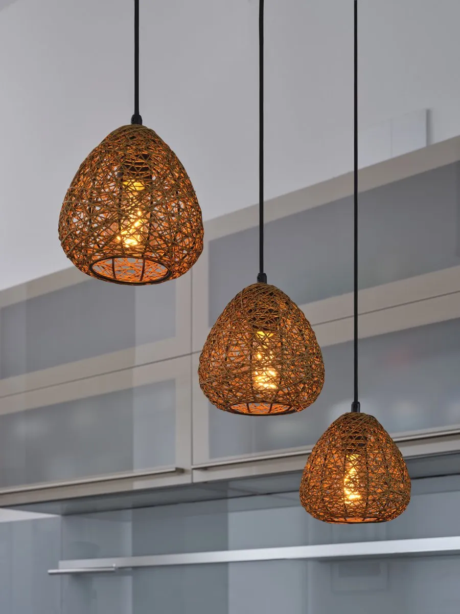 LEDVANCE Decor Paper Drop Hanglamp 3XE27 - Beige