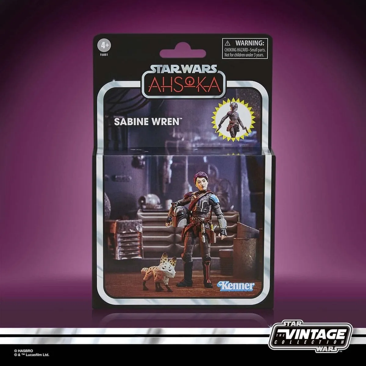 Disney Star Wars Ahsoka Vintage Collection Sabine Wren 10cm Actiefiguur - F68815L0 - afbeelding 4 van 6