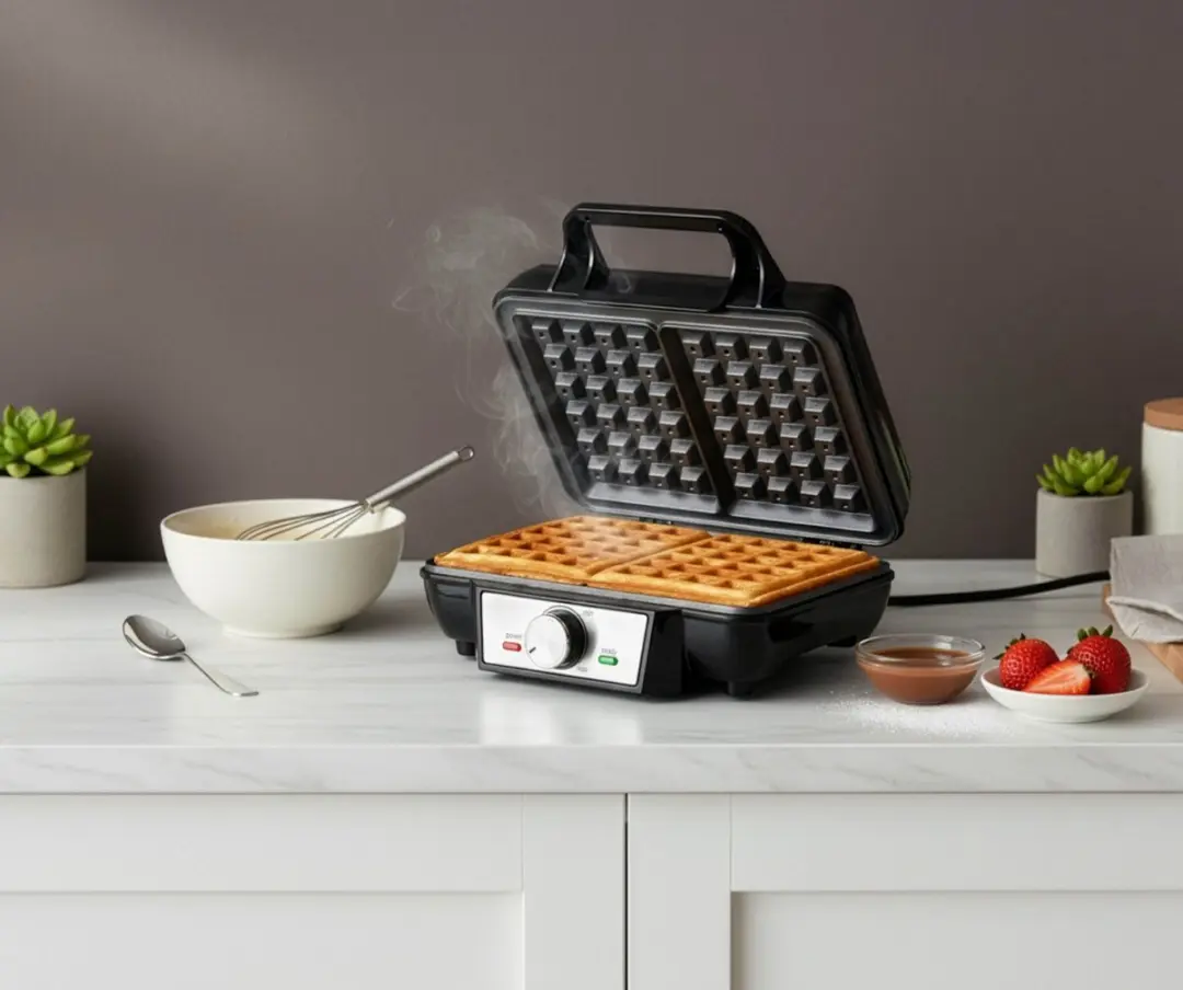 Tomado TWM2301S Wafelijzer 2 Wafels - 23x17cm - PFAS-vrij