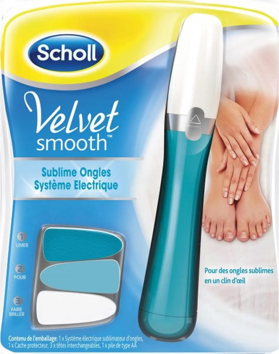 Scholl Velvet Smooth Elektrisch Nagelvijl - Voeten - 1x Penlite