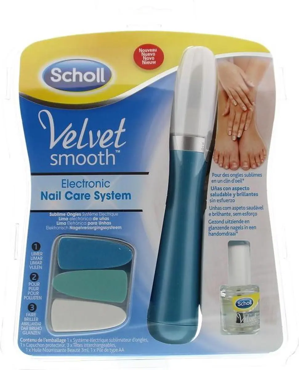 Scholl Velvet Smooth Elektrisch Nagelvijl - Voeten - 1x Penlite - afbeelding 6 van 6
