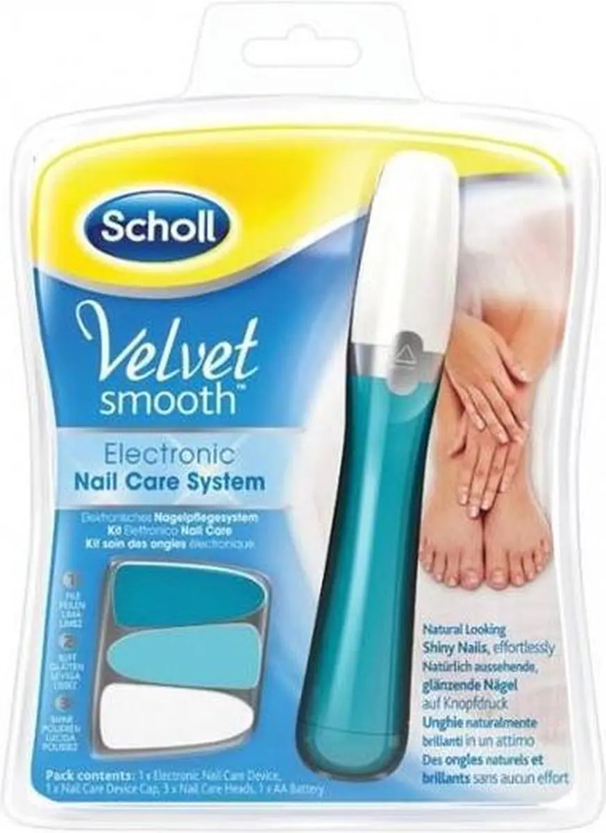 Scholl Velvet Smooth Elektrisch Nagelvijl - Voeten - 1x Penlite