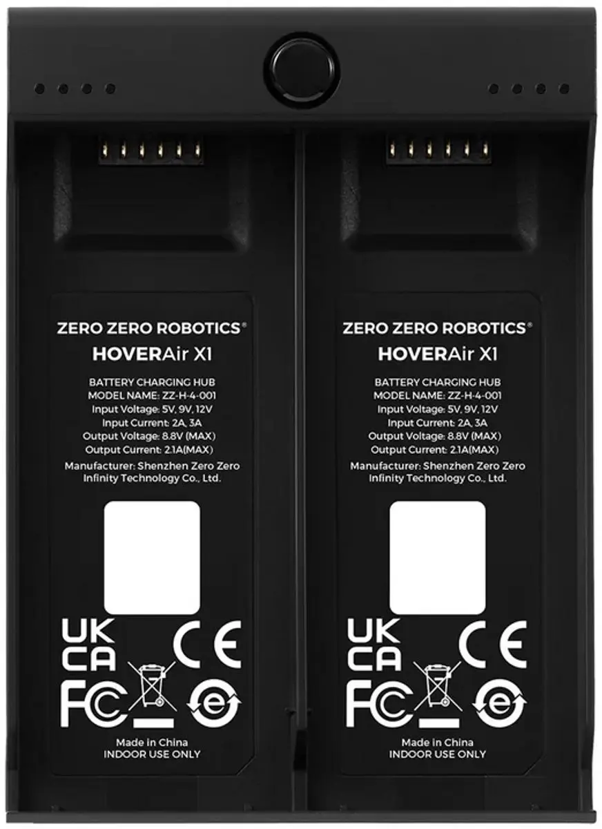 HOVERAir X1 Oplaadstation P00019 - 10 Accu's - Zwart