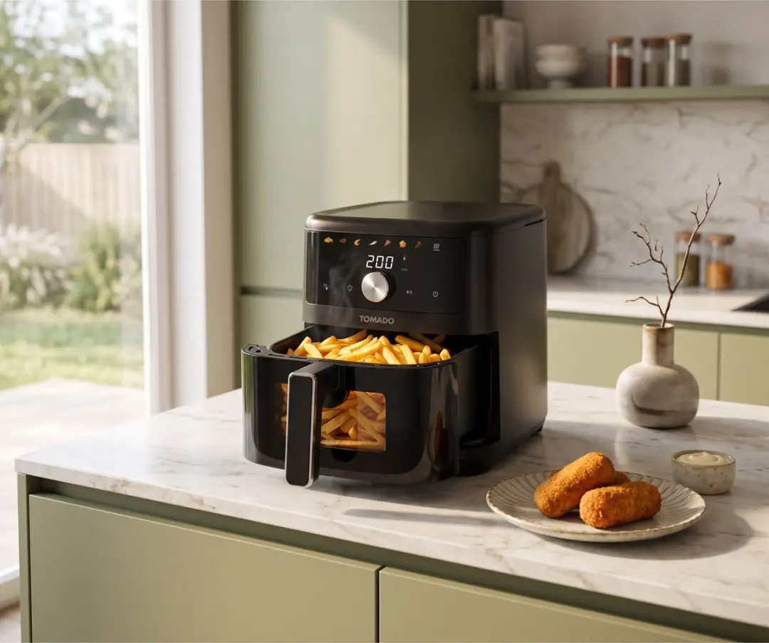 Tomado TAF6002B Airfryer XXL 1500W - 6L - Zwart