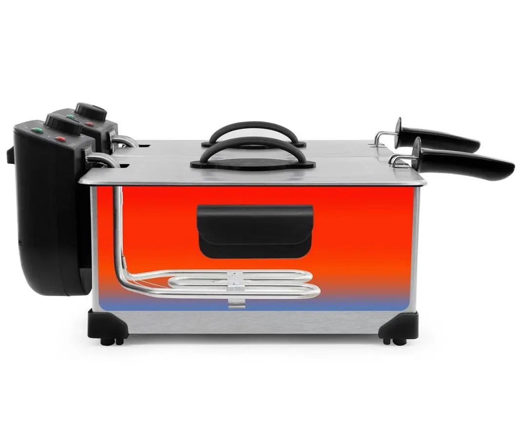 Tomado TDF6001S Dubbele Frituurpan 2x3L - RVS