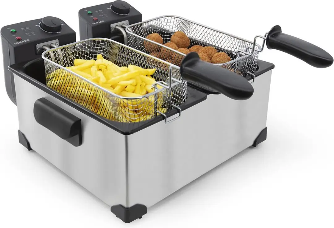 Tomado TDF6001S Dubbele Frituurpan 2x3L