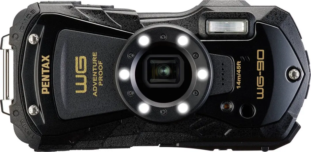 Pentax WG-90 compact camera Zwart