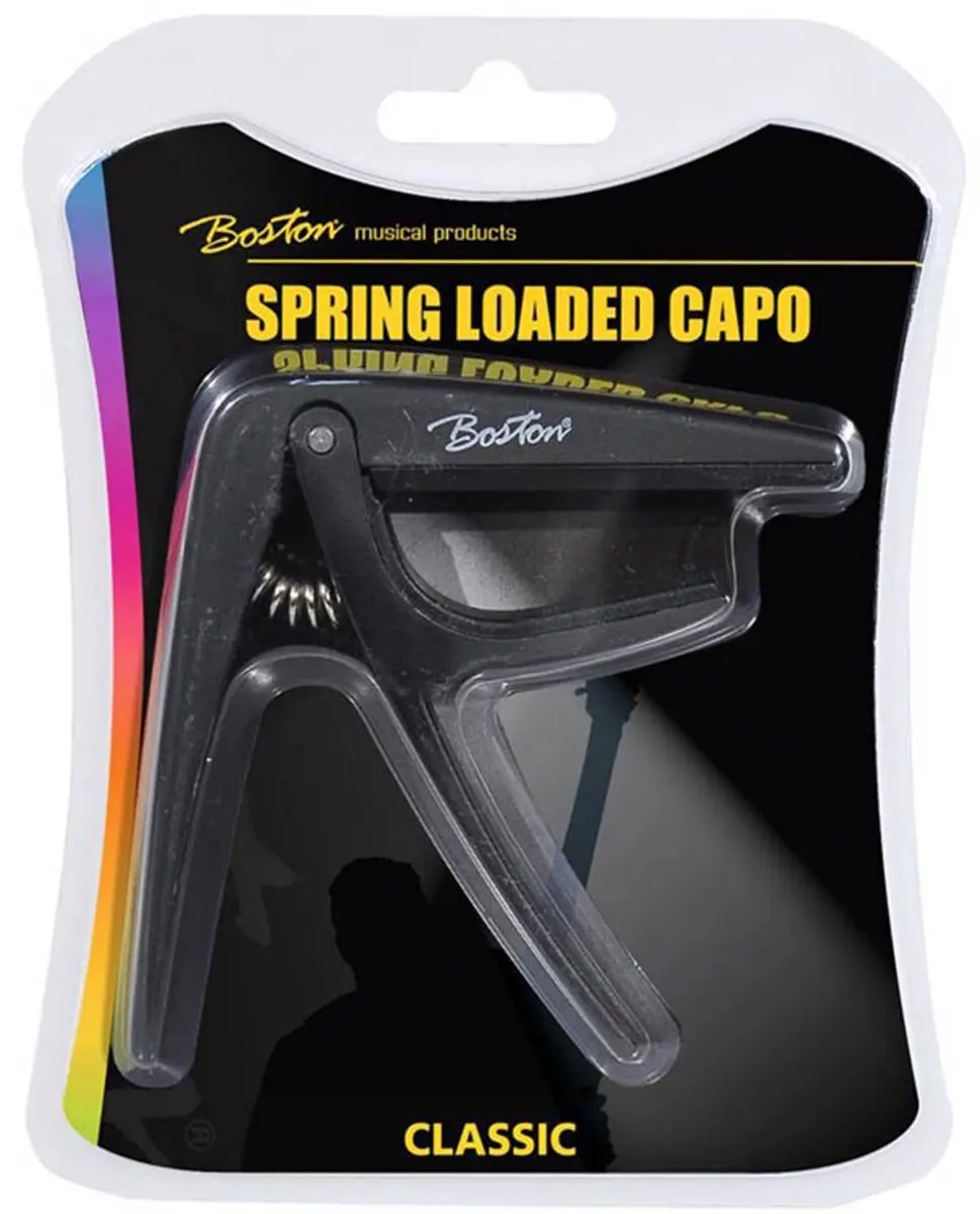 Boston BC-86-BK Capo - Akoestische Gitaar - Zwart