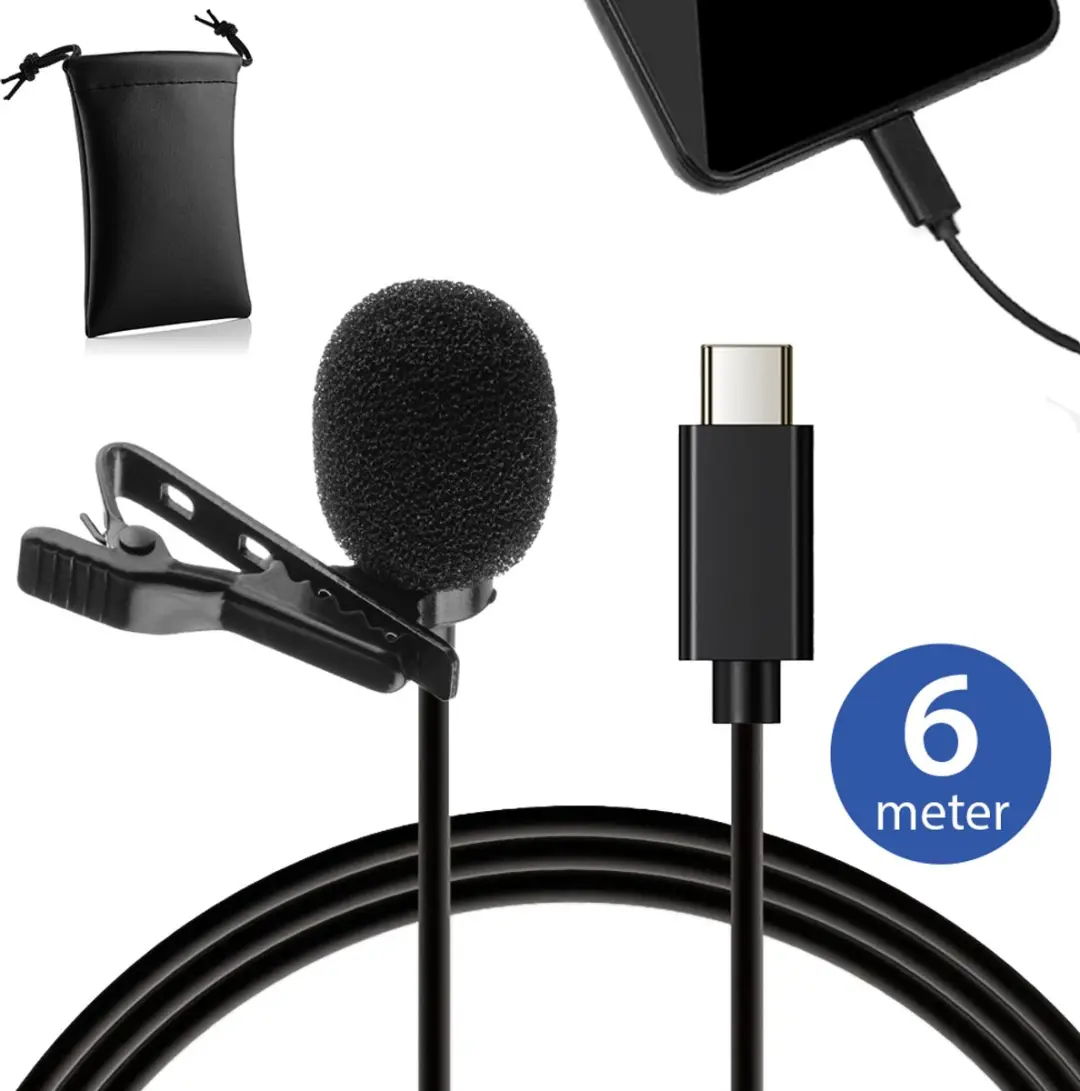MOJOGEAR MG-26-UC-6M Lavalier Microfoon