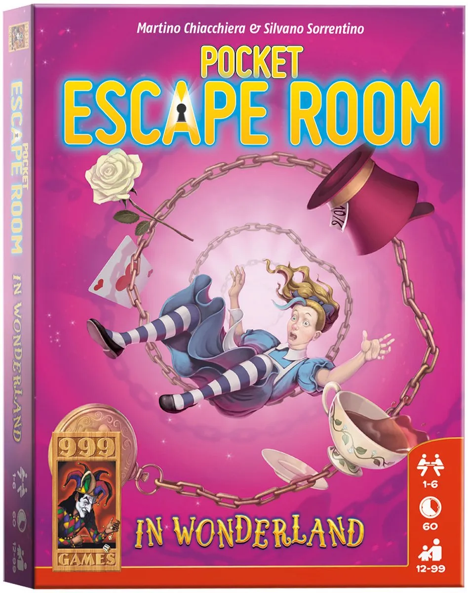999 Games Pocket Escape Room In Wonderland - 999-POC09 - Gezelschapsspel