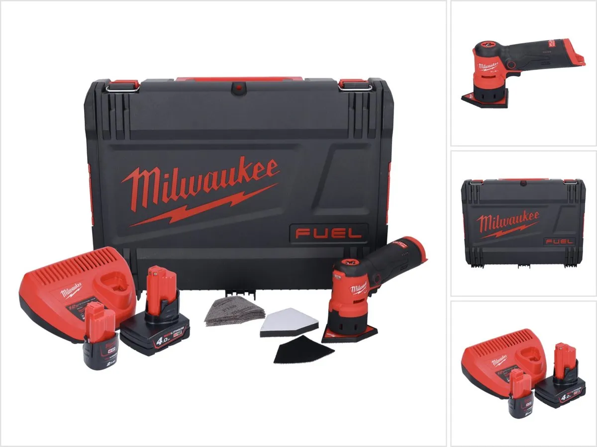 Milwaukee M12 FDSS-422X Accu Spot-schuurmachine