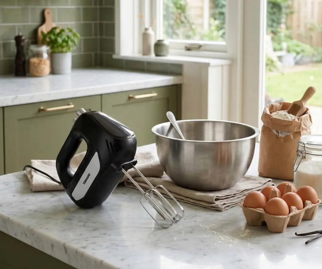 Tomado THM3001B Handmixer 300W - 6 Snelheden - Zwart
