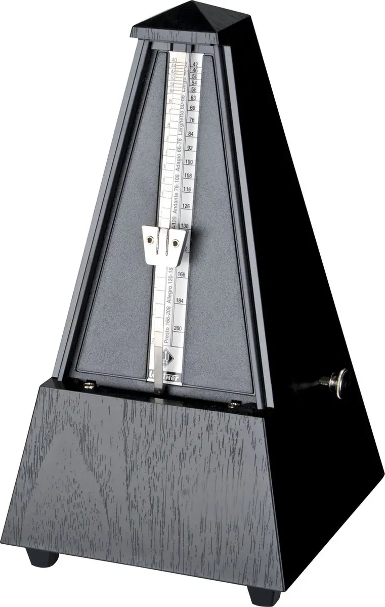 Boston Wittner M 855 161 Metronoom - Pyramide Glanzend Zwart - afbeelding 3 van 3