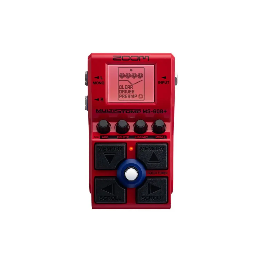 Zoom MS-60B+ MultiStomp Basgitaar Effectpedaal