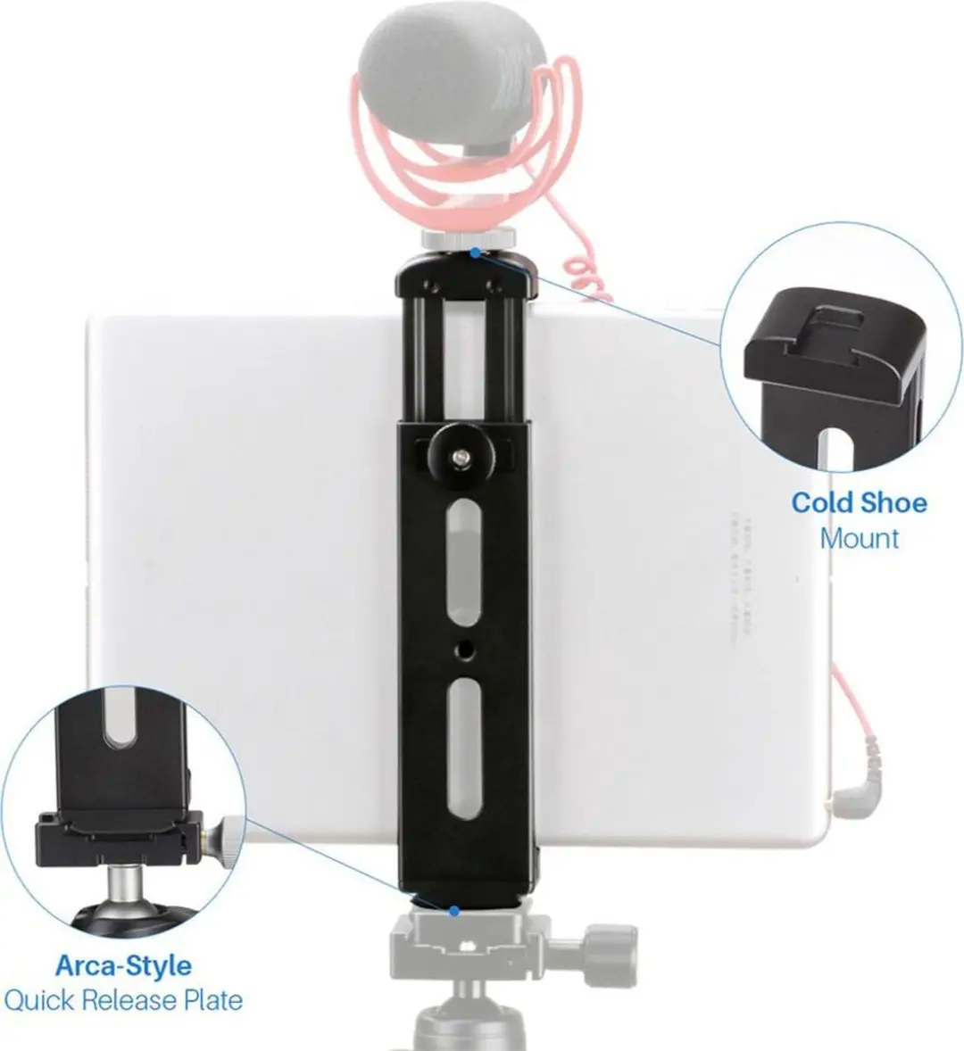 Ulanzi U-Pad Pro Tablethouder 685 - Metaal - Zwart - afbeelding 6 van 6