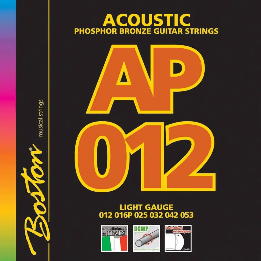 Boston AP-12 Phosphor Bronze Snaren Set