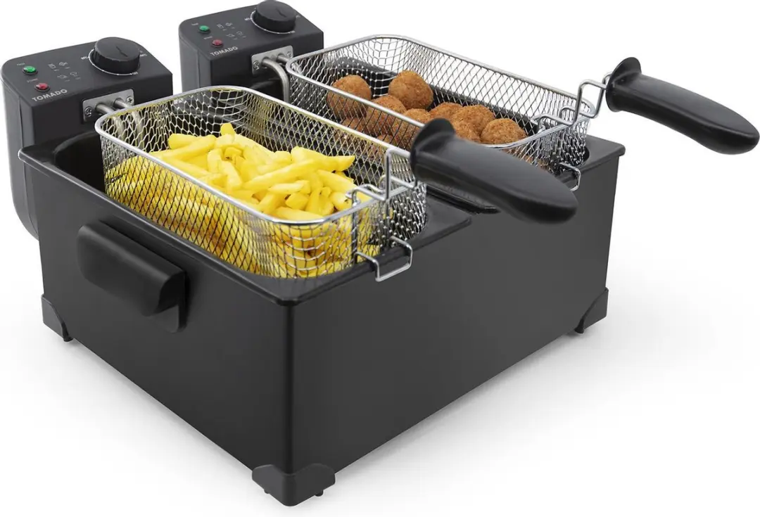 Tomado TDF6001B Dubbele Frituurpan 2x3L